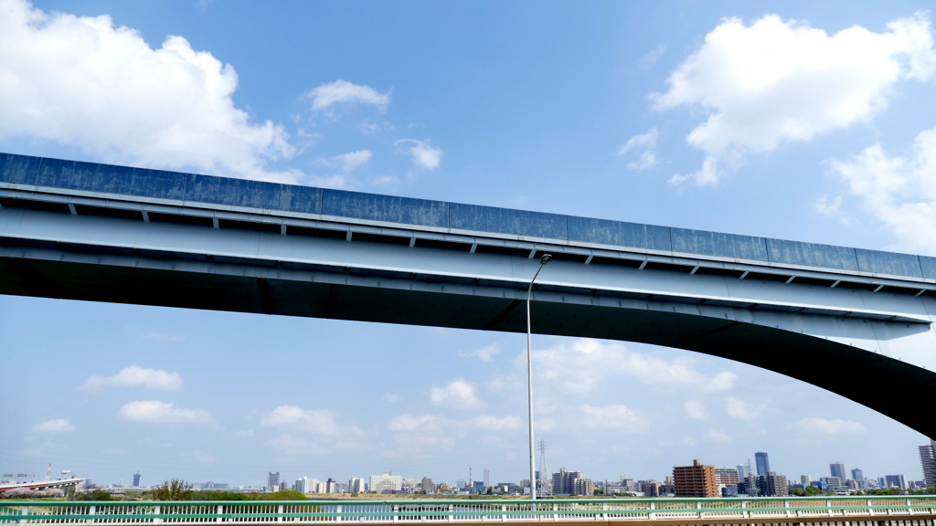 荒川扇大橋から千住新橋~北千住南千住方面