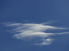 これもまたレンズ雲