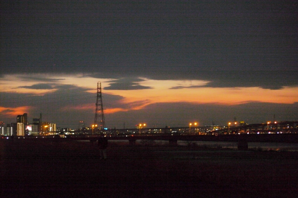 西新井橋の夜景