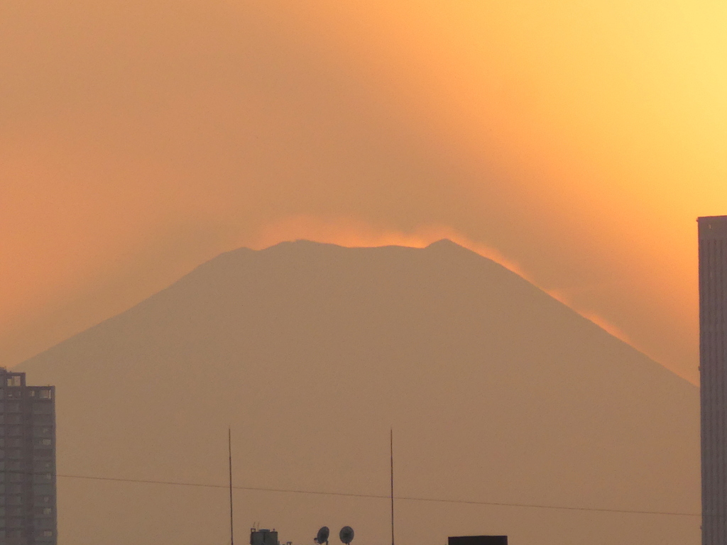 ダイヤモンド富士その後に２
