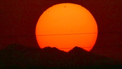 小持山の夕日