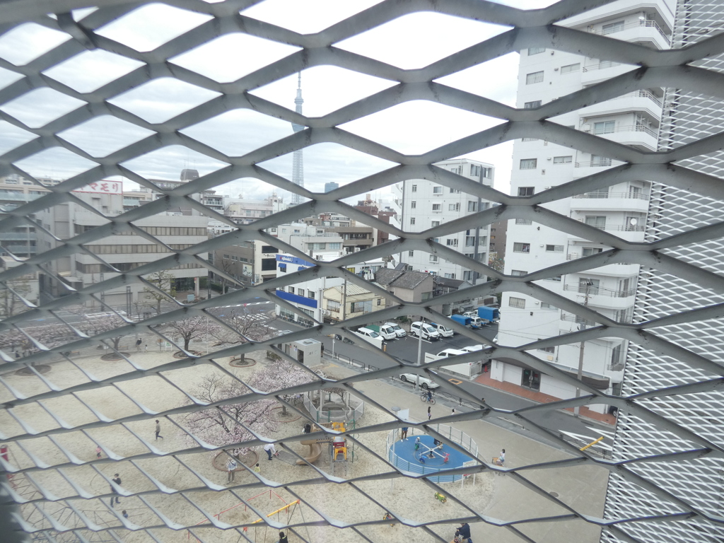 北斎美術館から
