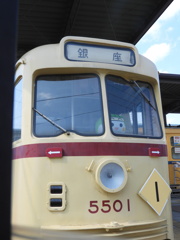 都電荒川車庫の昔の都電のモデル