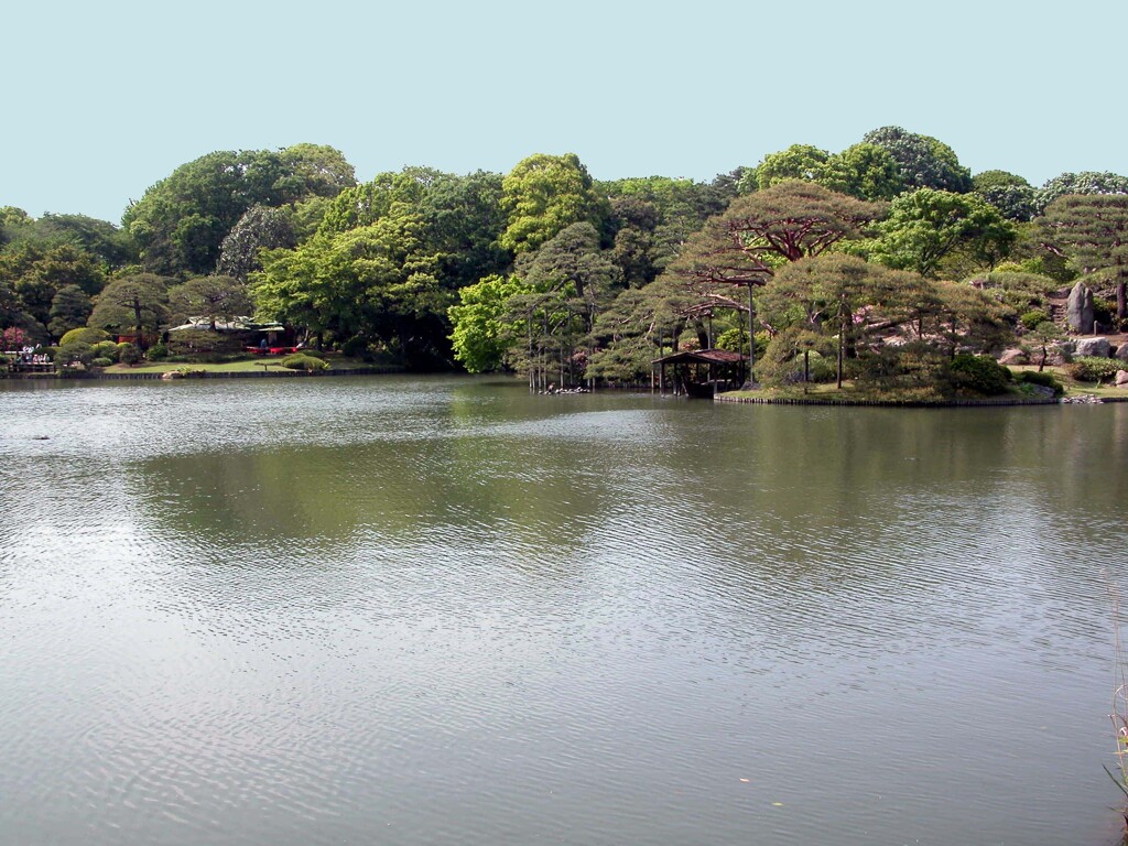 六義園の庭園2