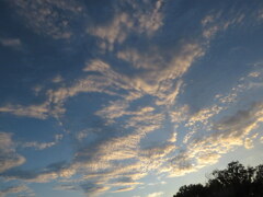 秋の夕雲