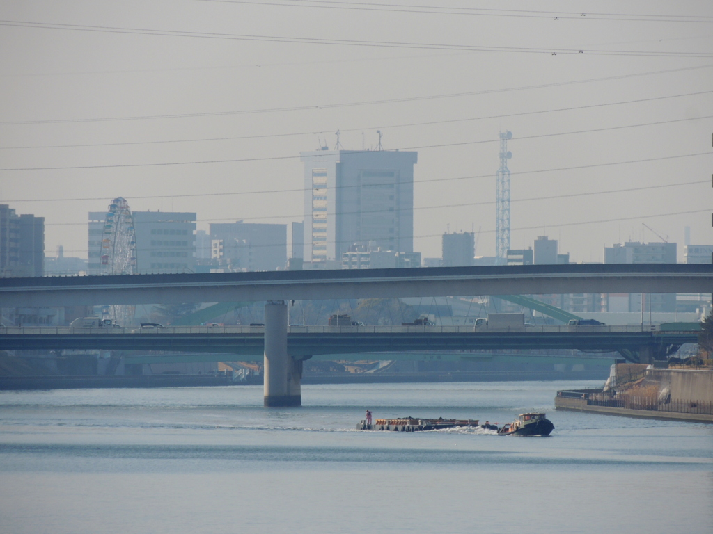 隅田川尾久橋方面