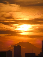 富士雲上の景色