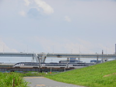 東武伊勢崎線橋梁から京成橋梁の