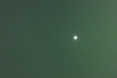 宵の明星をズームしてみた