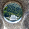 '19厳島神社の鳥居改装中