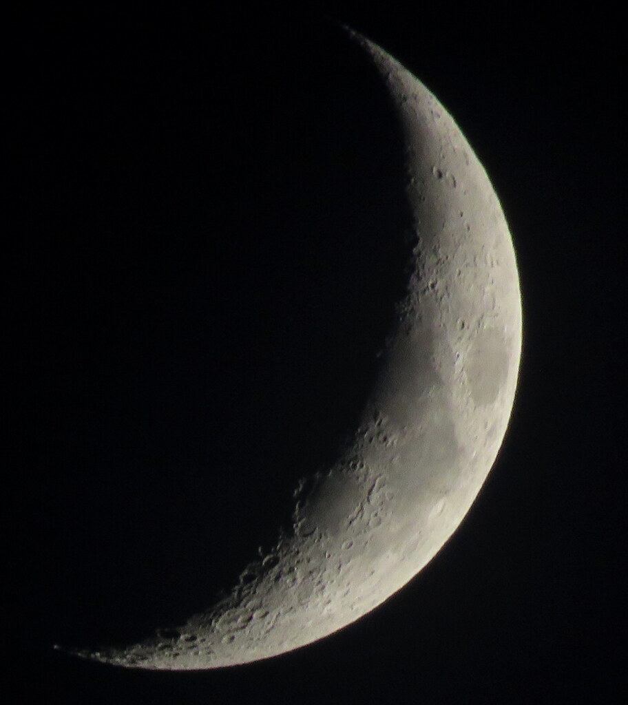 月齢4.7の月