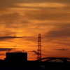 隅田川鉄塔の夕焼け
