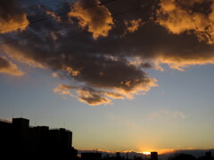 荒川の夕暮れ
