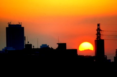 富士山の右のダイヤモンド大室山