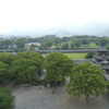 熊本城の天主からの眺め時計回りに１