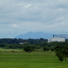江戸川の流山橋から筑波山を望む