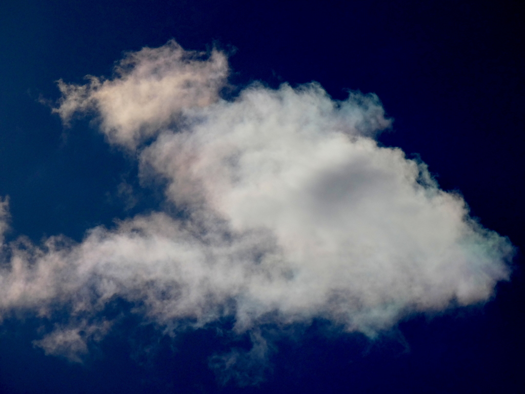 ’22新春の千住荒川土手の彩雲