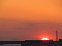 隅田川夕景
