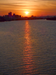 荒川にかかるサンロード