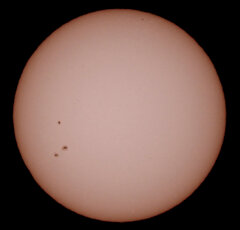 '22.11.08.08:56.7フレームを画像処理した太陽面