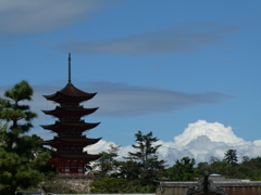 広島の世界遺産の雲３