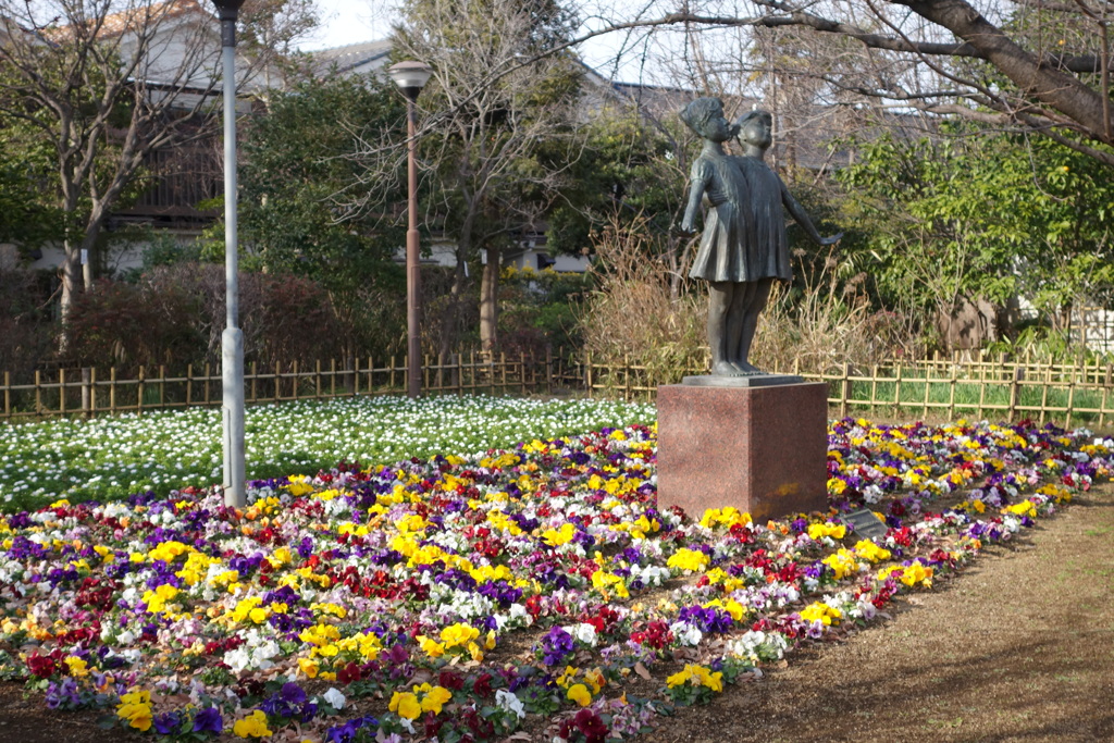 柳原千草園の花壇