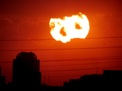 ’22.3.５.の雲の中のサンセット