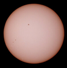 '22.10.31.09:35.の4フレームの画像処理をした太陽面