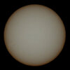 '23/02.02.10:14の5枚を重ね画像処理した静かな太陽面