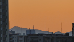 荒川から見える大山～三ノ塔