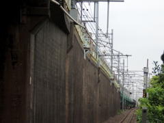三河島のJRP貨物線路の上野JR常磐線
