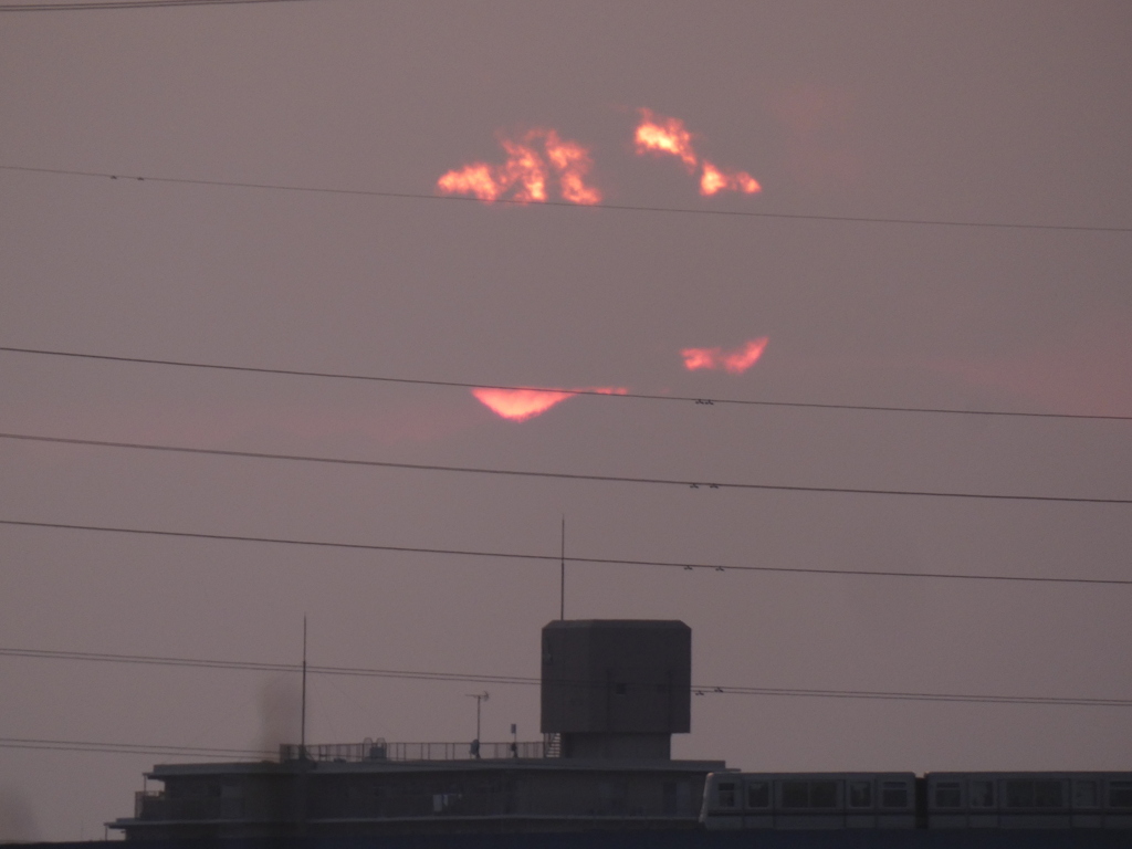 雲取山の夕日