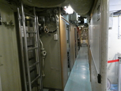 潜水艦の通路