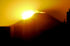 ダイヤモンド富士山腹の始まり