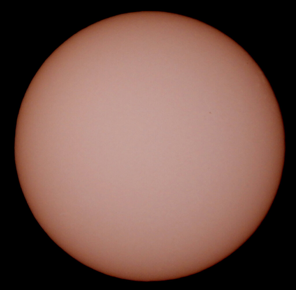 '22.10.23.09:25～26.10フレームの画像処理をした太陽面