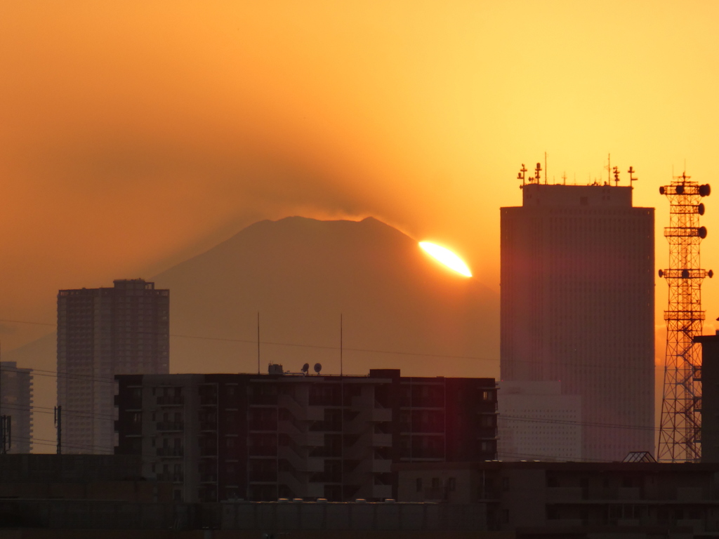 ダイヤモンド富士その後に