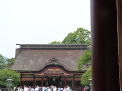 仁王門から大宰府天満宮の本社
