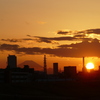 蛭ヶ岳～富士～夕日