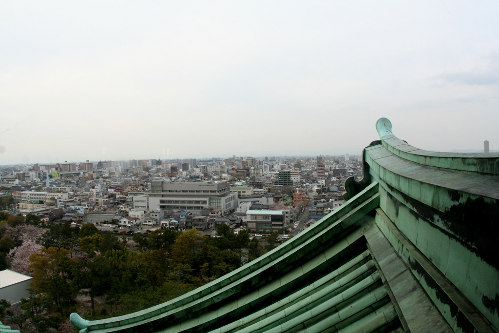 名古屋城の天主からの眺め１５