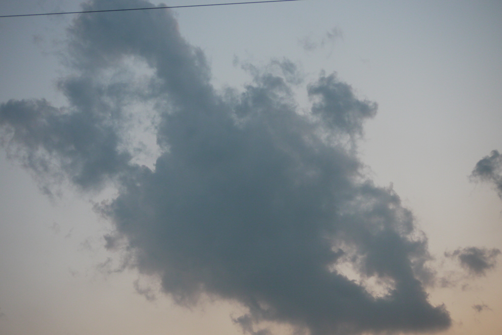 荒川のフィッシュ雲