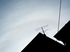 屋根の上の光輪