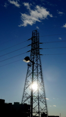 荒川西新井橋から