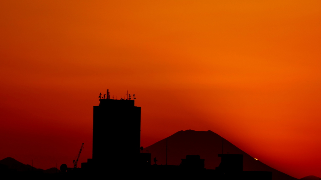 西新井橋から富士右裾野下方に入る