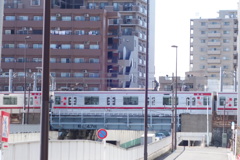 墨堤通り千住仲町～関屋アンダーパス架橋の東京メトロ日比谷線隅田川橋梁へ