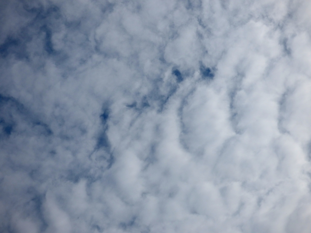 高積雲の乳房雲