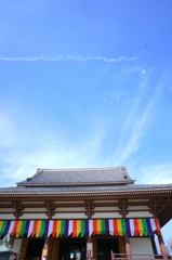 西新井大師本堂の雲
