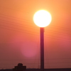 ピッタリ夕日サン
