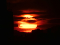 '22.02.28.17:30.徳右衛門岳辺りの落日