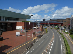 呉の戦艦大和ミュージアムからの雲