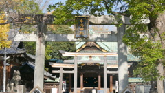 隅田川沿いの向島牛島神社